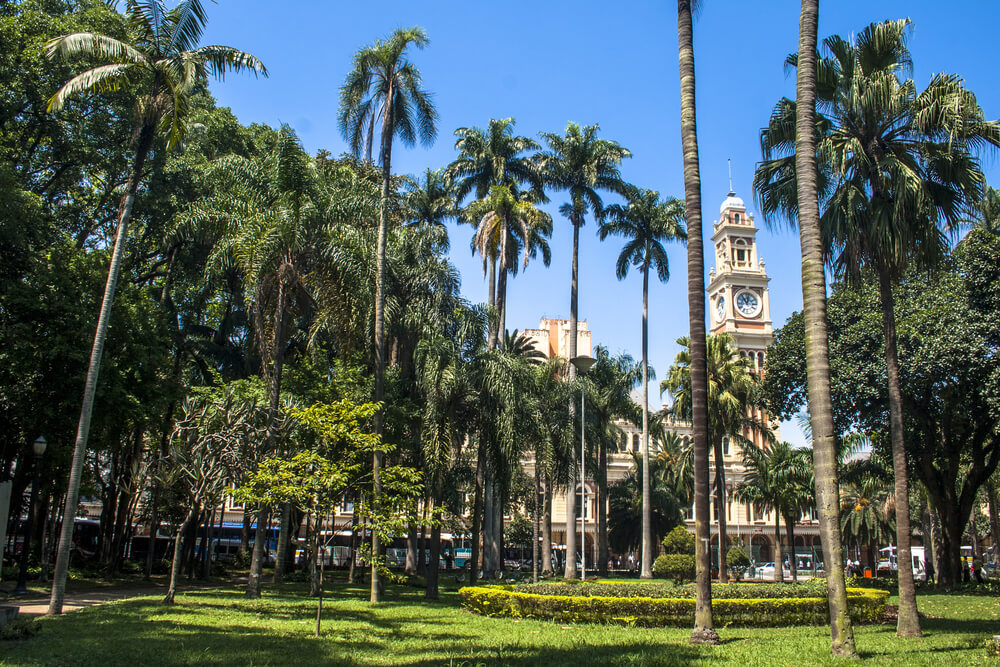 Le Parc de la Luz avec un point de vue sur l'horloge de la gare de Luz ©Shutterstock