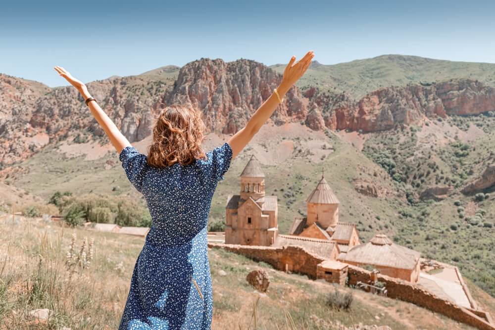 Une vue sur le célèbre monastère arménien de Noravank ©Shutterstock