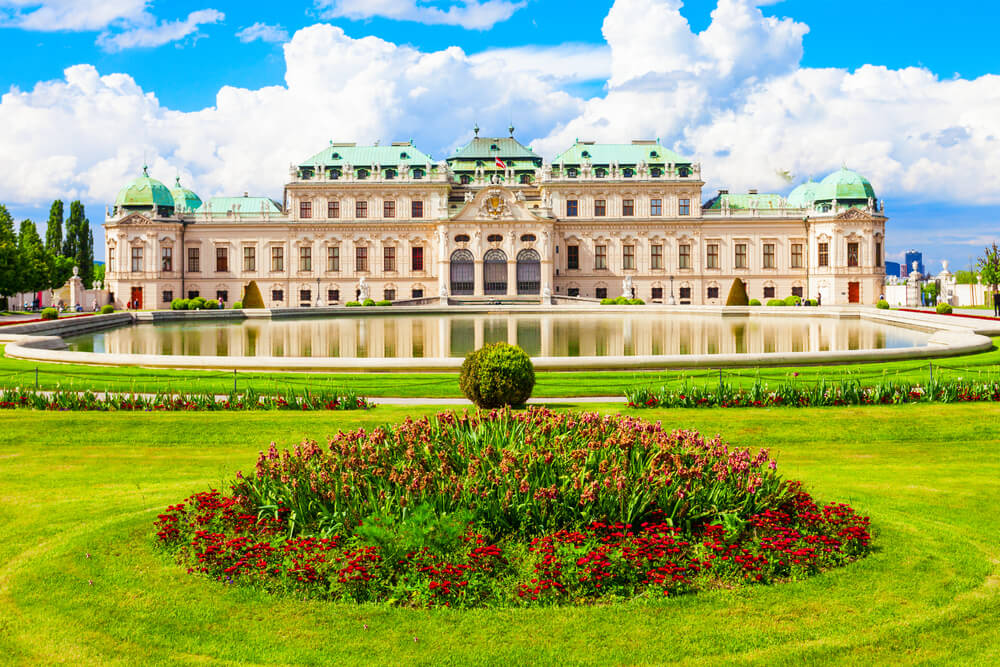 Le Palais du Belvédère, résidence d'été pour le prince Eugène de Savoie ©Shutterstock