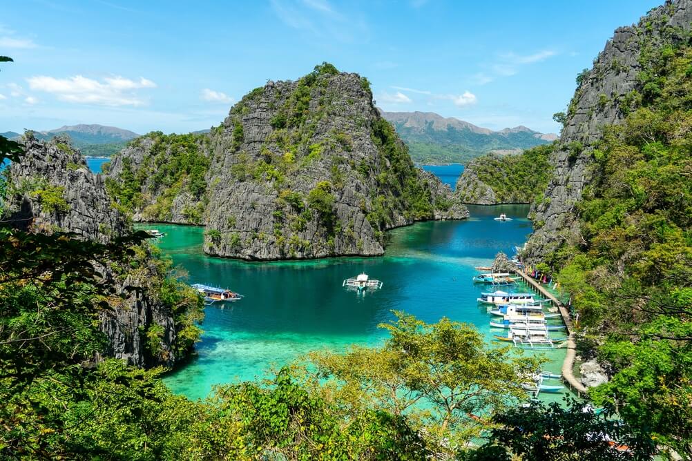 Le lac Barracuda à Coron aux Philippines ©Shutterstock