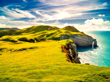 Paysage verdoyant dans la péninsule de Dingle en Irlande ©Shutterstock