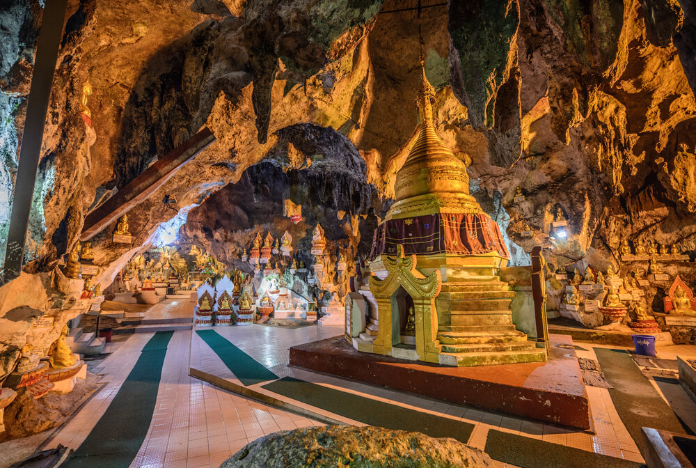 Visitez la grotte Pindaya et ses statues de bouddha ©Shutterstock