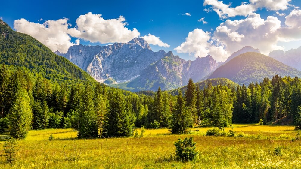 Le Parc National de Triglav, l'une des zones naturelles principales des Alpes Juliennes ©Shutterstock