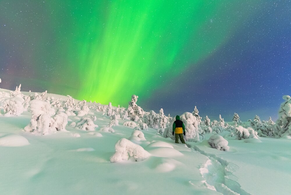 Arpentez les collines du Parc de Pallas-Yllästunturi en Laponie ©Shutterstock