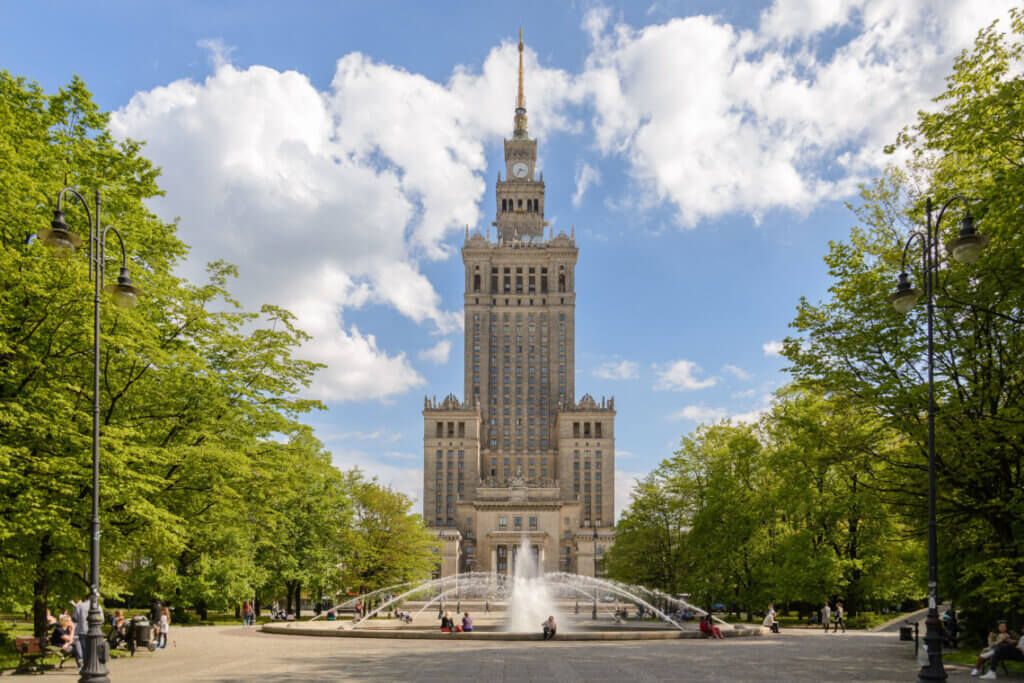 Pałac Kultury i Nauki, le Palais de la Culture et de la Science à Varsovie ©Property Design