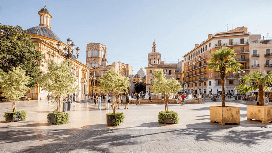 Plaza de la Reina est l’une des places les plus emblématiques de Valence © Barcelo