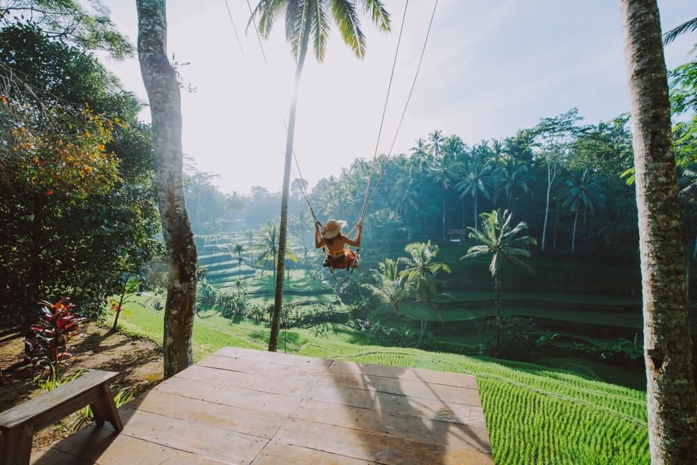Détendez-vous devant les rizières de Tegalalang, à Ubud ©Shutterstock