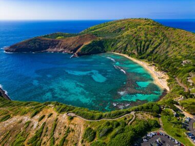 La magnifique baie d'Hanauma sur l'île d'O'ahu ©Shutterstock