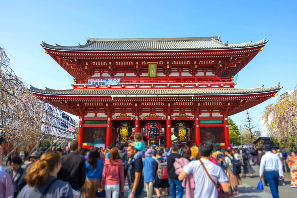Le sublime temple Sensō-ji, au lieu de prière au Japon ©Shutterstock