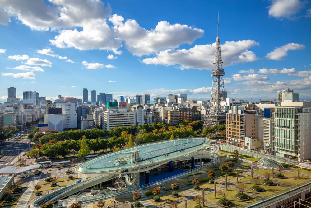 La ville de Nagoya et la tour éponyme au Japon ©Shutterstock