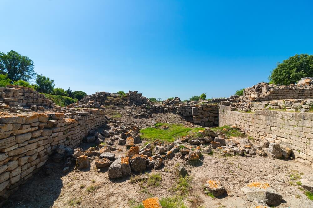 Les ruines de l'ancienne cité de Troie ©Shutterstock