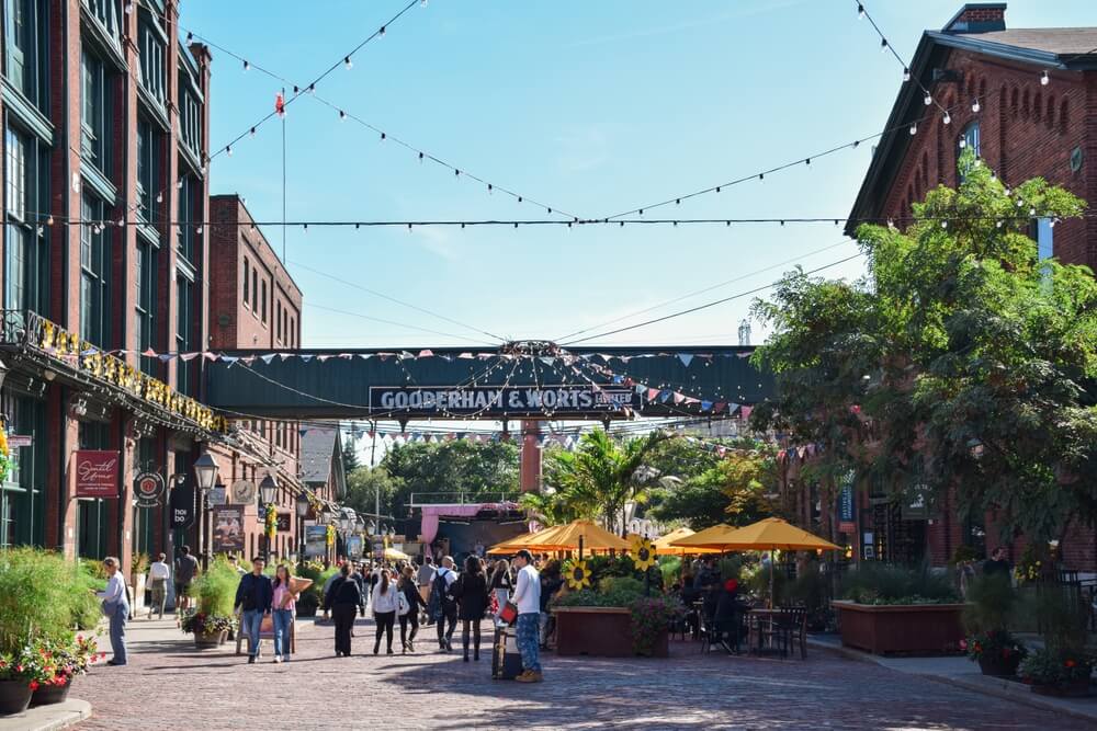 Déambulez dans la Distillery District à Toronto ©Shutterstock