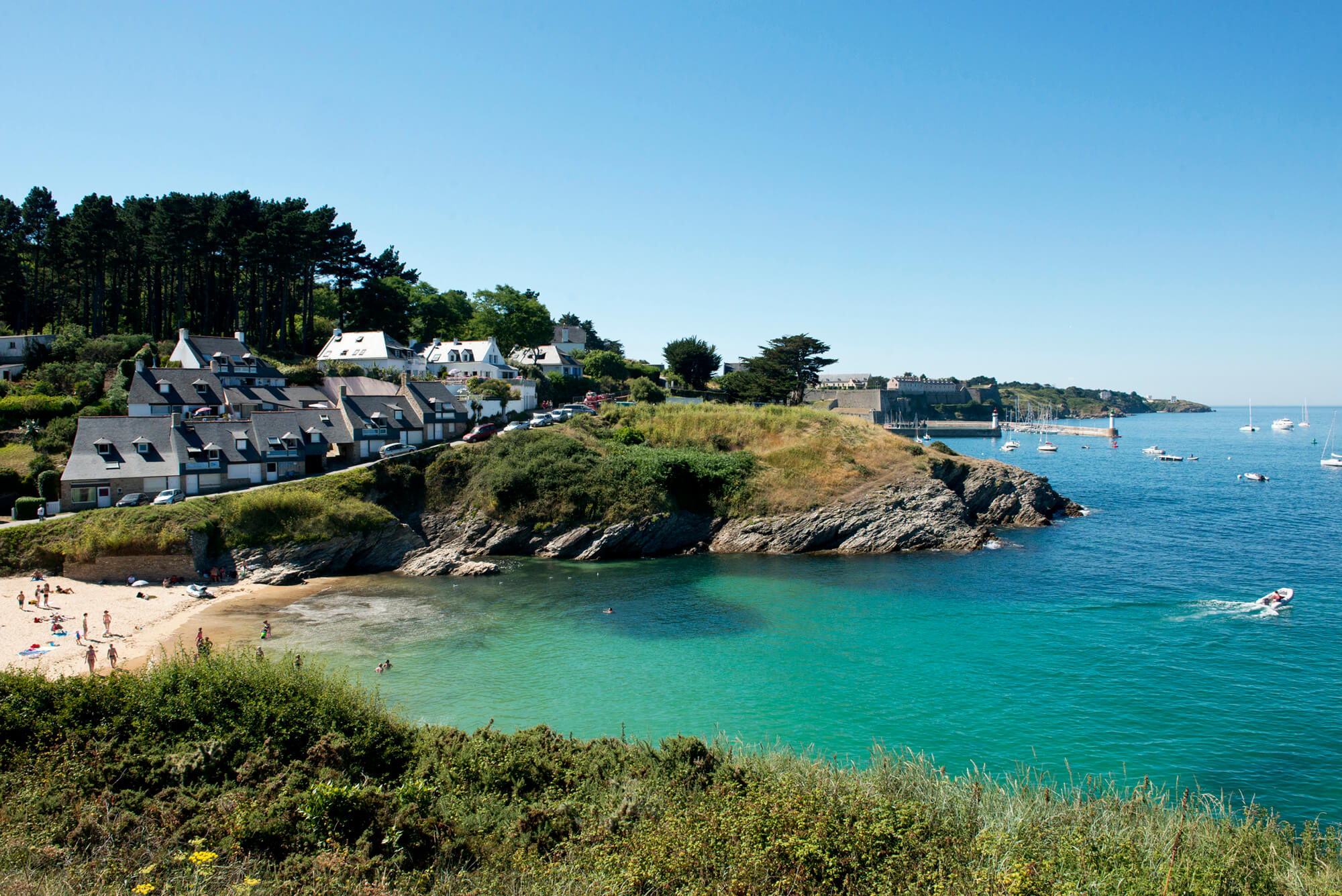 Profitez de la superbe plage de Ramonette à La Palais ©Belle-Ile