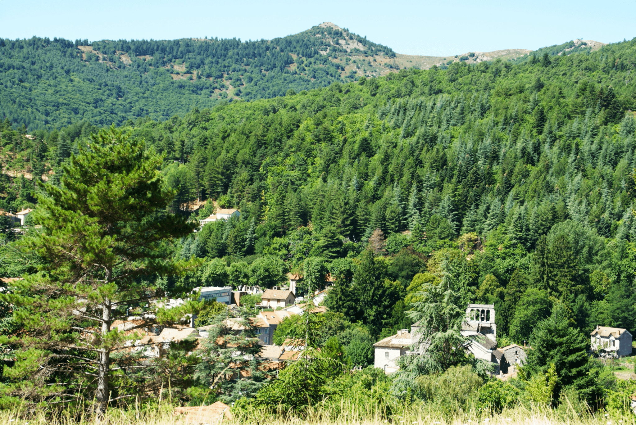 Génolhac une étape du GR70 le chemin de Stevenson © Gard-Tourisme