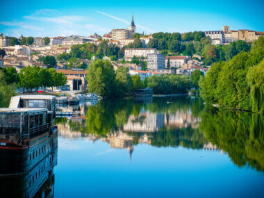 Vue sur la ville d'Angoulême en Charente ©Angoulême Tourisme