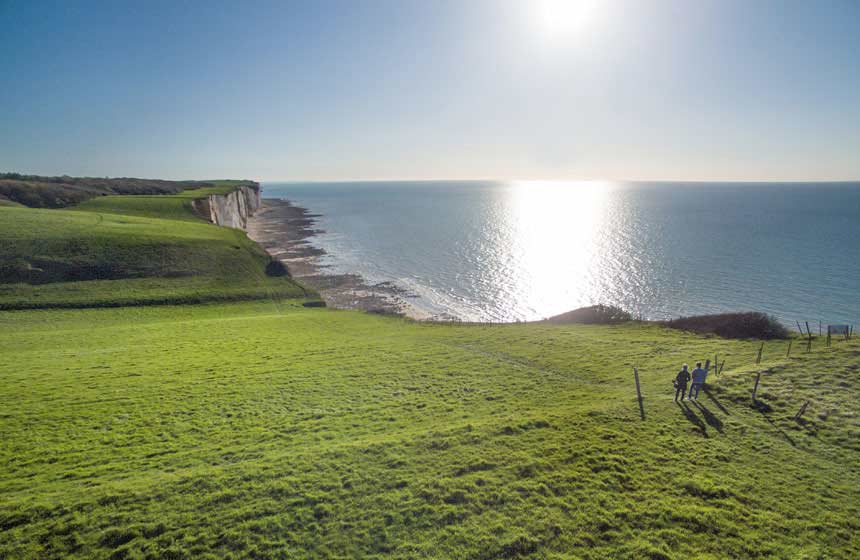 Cayeux-sur-Mer vers la pointe du Hourdel ©Weekend Hauts-de-France