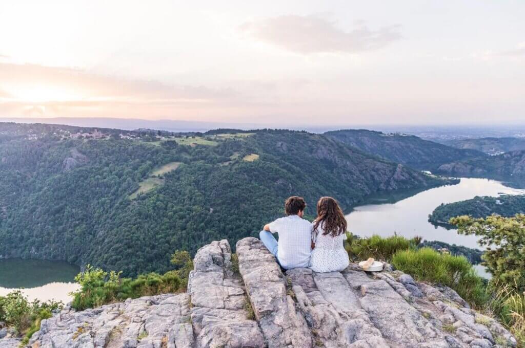 Admirez le paysage depuis le Plateau de la Danse ©Gorges de la Loire