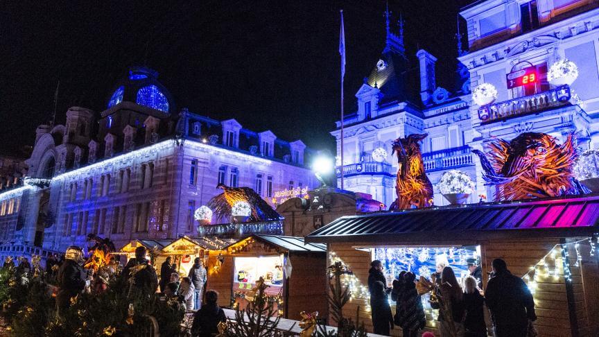 Le marché dans le Fabuleux Village de Noël ©Le Messager