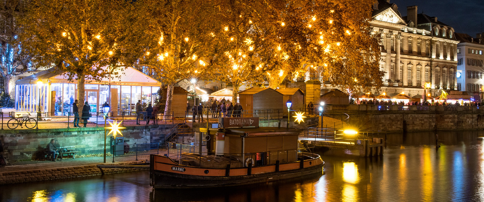 Promenade étoilée sur le Quai des Délices ©Strasbourg.eu