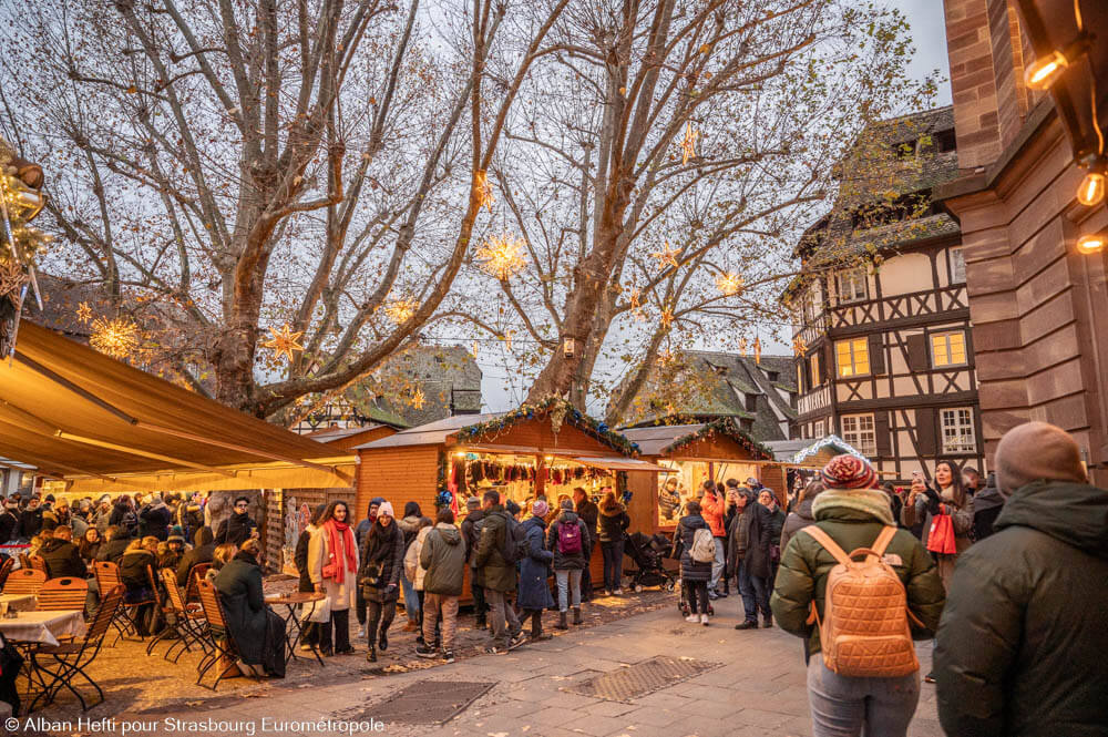 Profitez de l'ambiance de Noël dans  la Petite France ©Strasbourg.eu