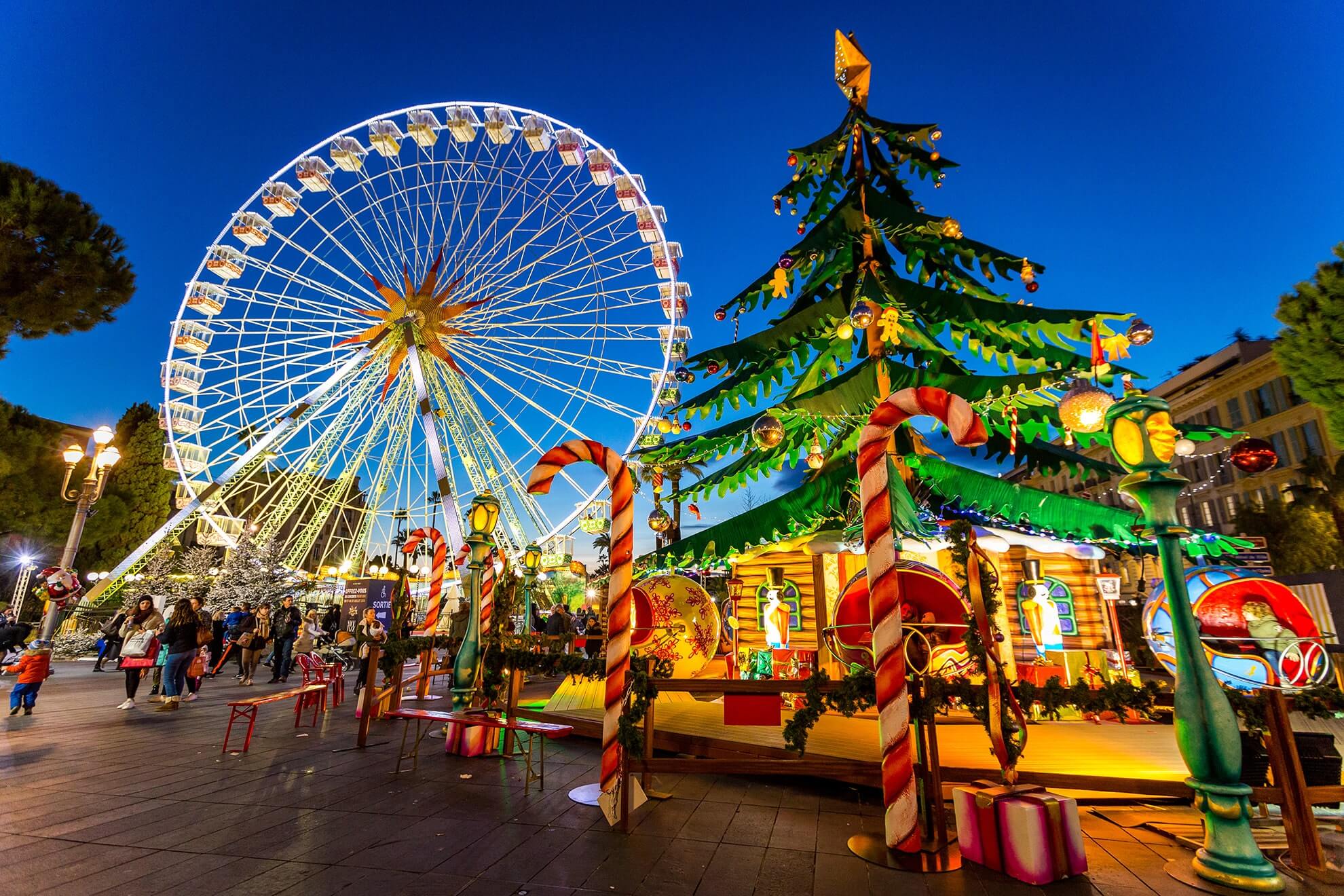 Noël à Nice, avec la Grande Roue ©ville de nice