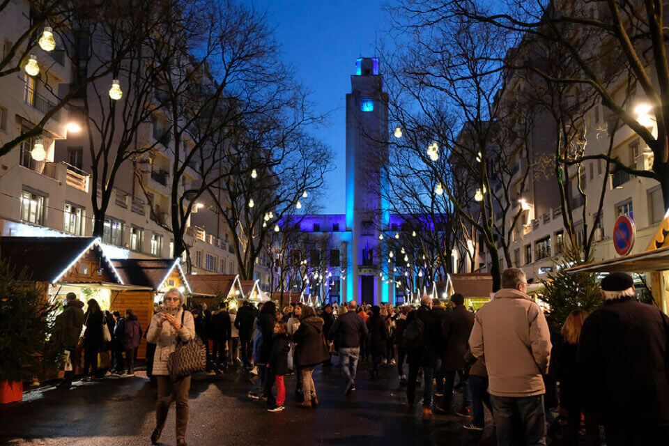 Le marché de Noël de Villeurbanne ©Alain Guillemaud