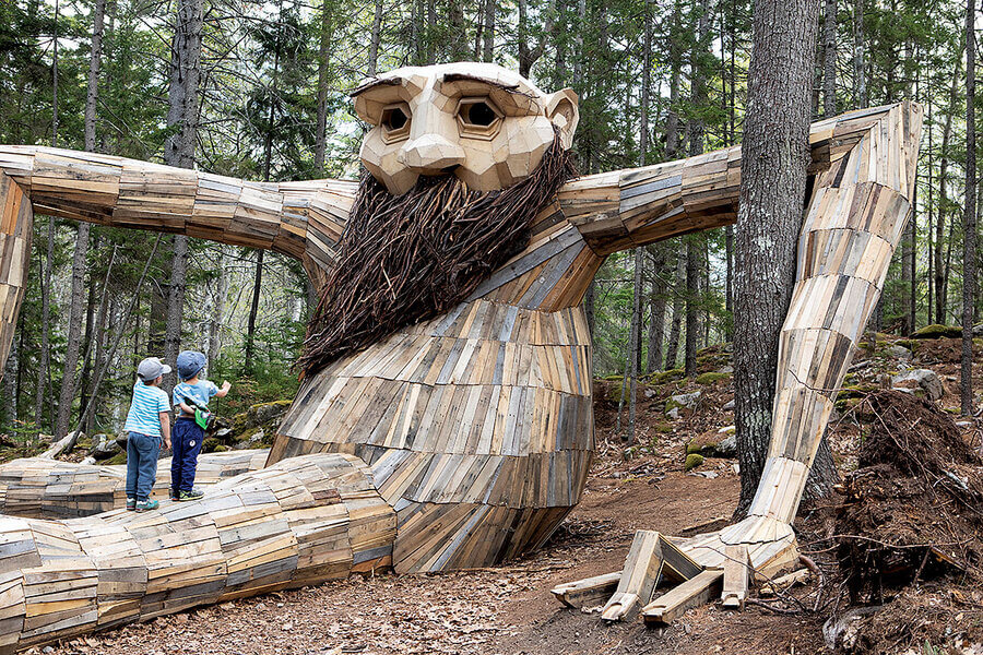 Découvrez le Troll de la Forêt Monumentale de Rouen ©csmonitor.com