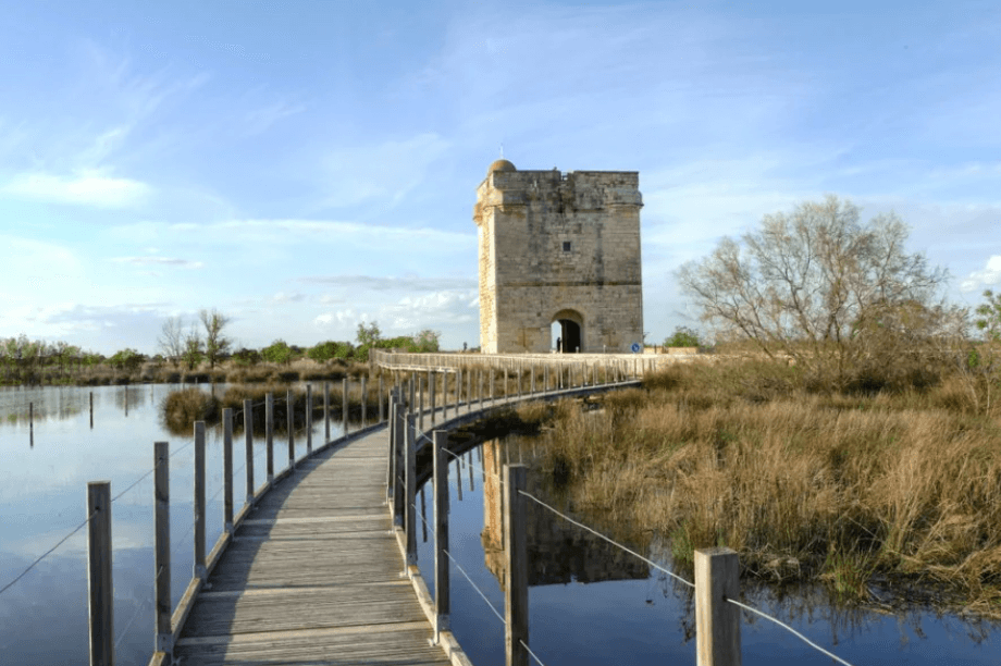 La tour Carbonnière, gardienne des marais salants de Saint-Laurent-d'Aigouze ©blonville.org