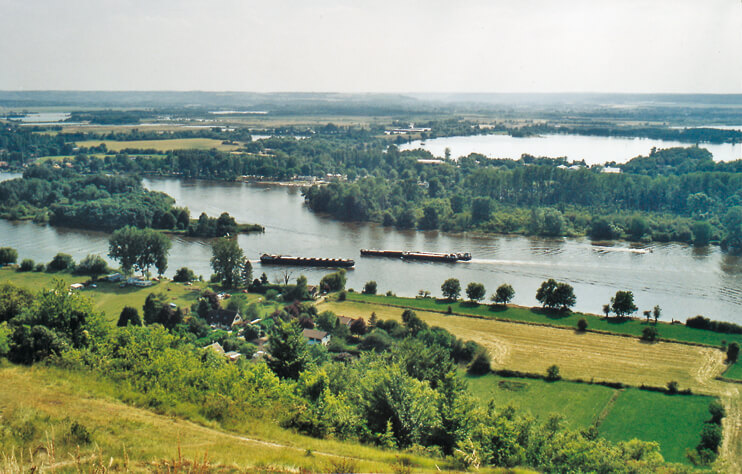 La nature du Parc naturel régional des Boucles de la Seine Normande depuis Méandres ©patrimoine-normand.com