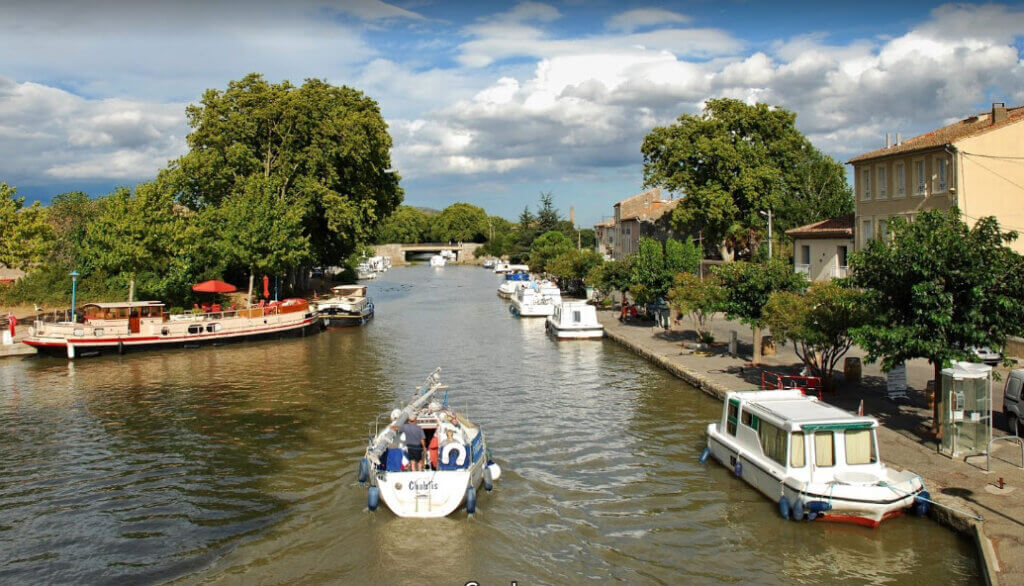 Canal du midi à Homps ©plan-canal-du-midi.com