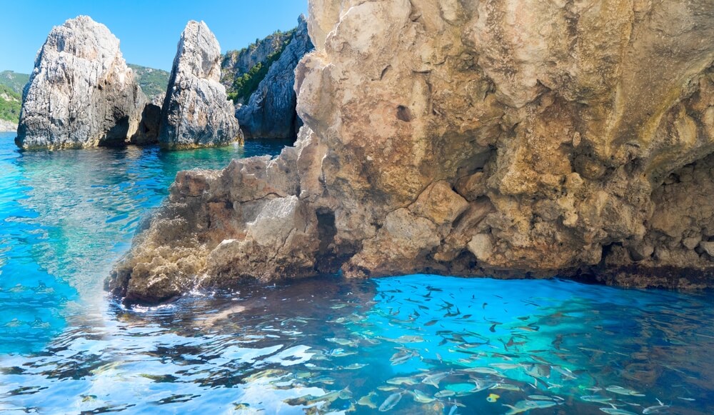 Les eaux vivantes de la Baie de Corfou ©Shutterstock
