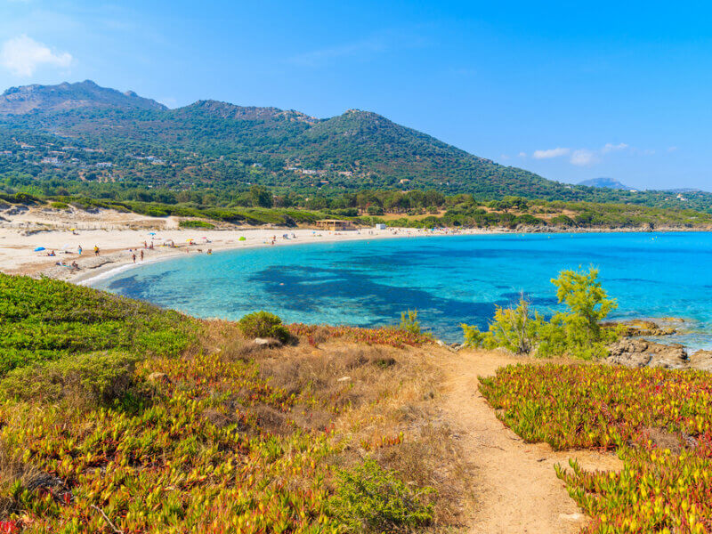 La plage de Saleccia, une des principales plage du désert des Agriates ©Shutterstock