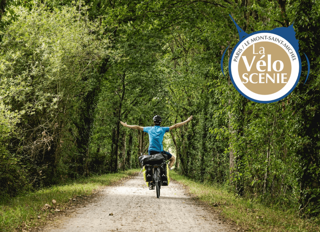 Alençon se situe sur la Véloscénie entre Paris et le Mont Saint Michel © La Véloscénie