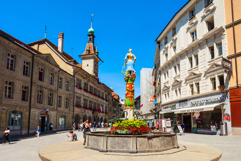 La fontaine de la Justice, datant du XVIème siècle ©Shutterstock 