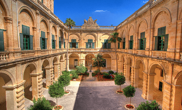 Le Palais des Grands Maîtres fut la résidence officielle des dirigeants de l’Ordre de Saint-Jean © LocationMalte