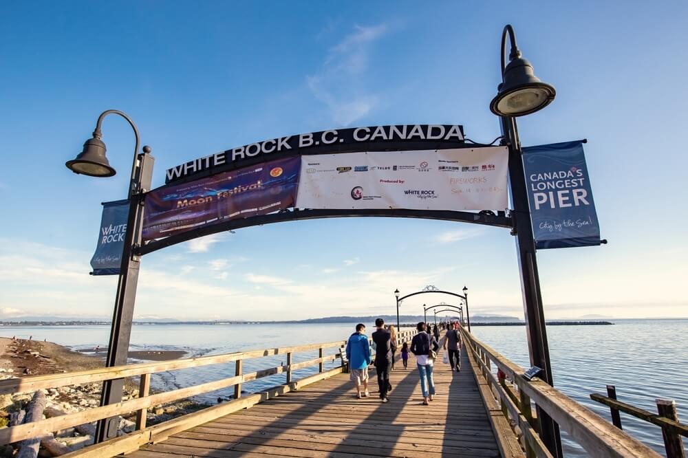 White Rock la plus longue des plages de Vancouver ©Shutterstock