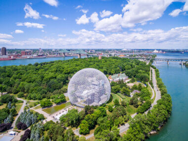 La biosphère de l'île Sainte-Hélène à Montréal ©Shutterstock