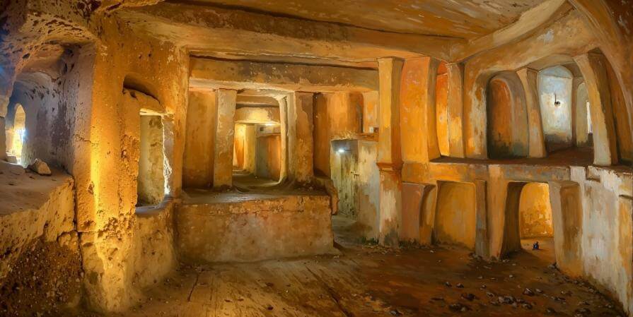 Visitez l'Hypogée de Ħal Saflieni le complexe souterrain de Malte ©Shutterstock