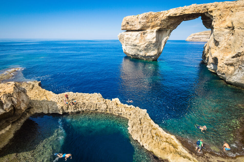 La Fenêtre d’Azur était une arche naturelle située sur l’ile de Gozo à Malte ©Shutterstock