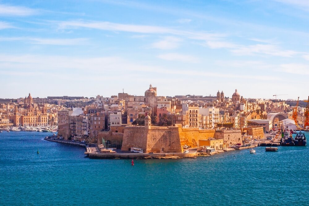 Vue sur la Valette la capitale de Malte depuis la mer ©Shutterstock